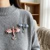 Zinc Zinc Zinc Alloy Crystal Wing Dragon Pin Colorful Rhinestone Animal Dragon Brooch  Daily Wear