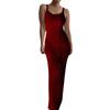 Women's Fashion Straps Casual Tight Sleeveless Color Slim Temperament Dresses