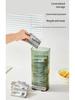 Punch-Free Wall-Mounted Trash Bag Storage Box - Transparent Plastic Wrap Sleeve Organizer for Kitchen