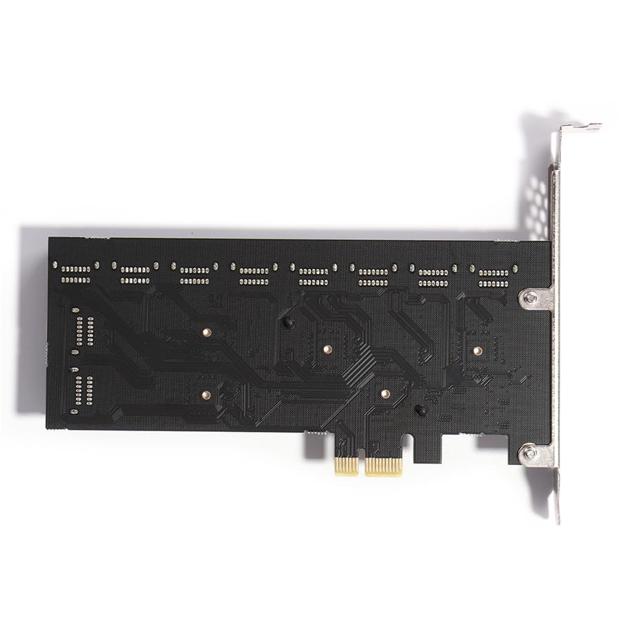 PCIE SATA Adapter Card 12 Port SATA 3 PCI Express X1 Expansion Card Riser Card