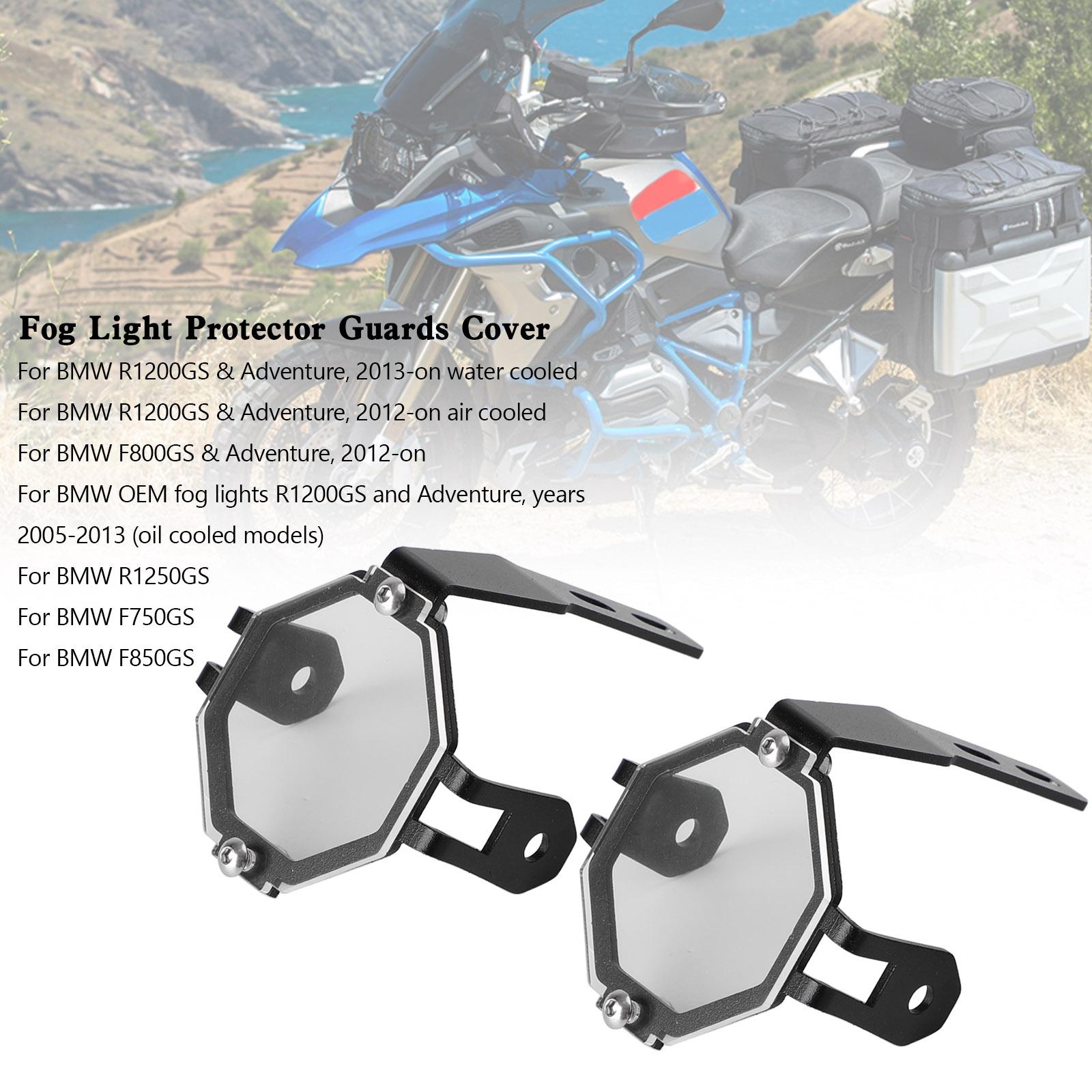 

Fog Light Protector Guards Cover For BMW R1200GS Adventure F800GS F850GS F750GS Clear