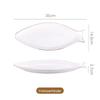 Gold-Rimmed Nordic Fish-Shaped Ceramic Plate for Steamed Fish - Large Household Dish