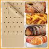 100Pcs Air Fryer Paper Disposable Non-Stick Kitchen Baking Oil-proof Paper Micro-wave Barbecue Oven Fryer Papers Steamer Paper
