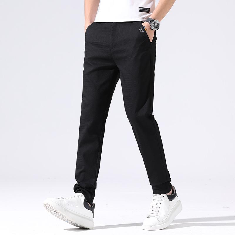 

2023 Мужские эластичные облегающие деловые повседневные брюки 33