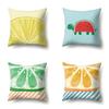 Cool Summer Fruit Polyester Pillowcase Car Decoration Home Print Small Fresh Cute Pillowcase