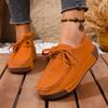 Fashion New Women Casual Shoes 2025 Comfortable Anti-slip Flats Sneakers Lightweight Lace Up Fashion Loafers Plus Size Zapatos De Mujer