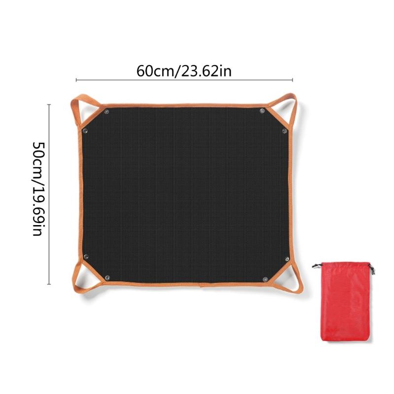 Feuermatte Feuerfeste Untergrillmatte für Outdoor-Grillmatte Feuermatte BBQ-Matte Deckschützer Faltbar Praktisch