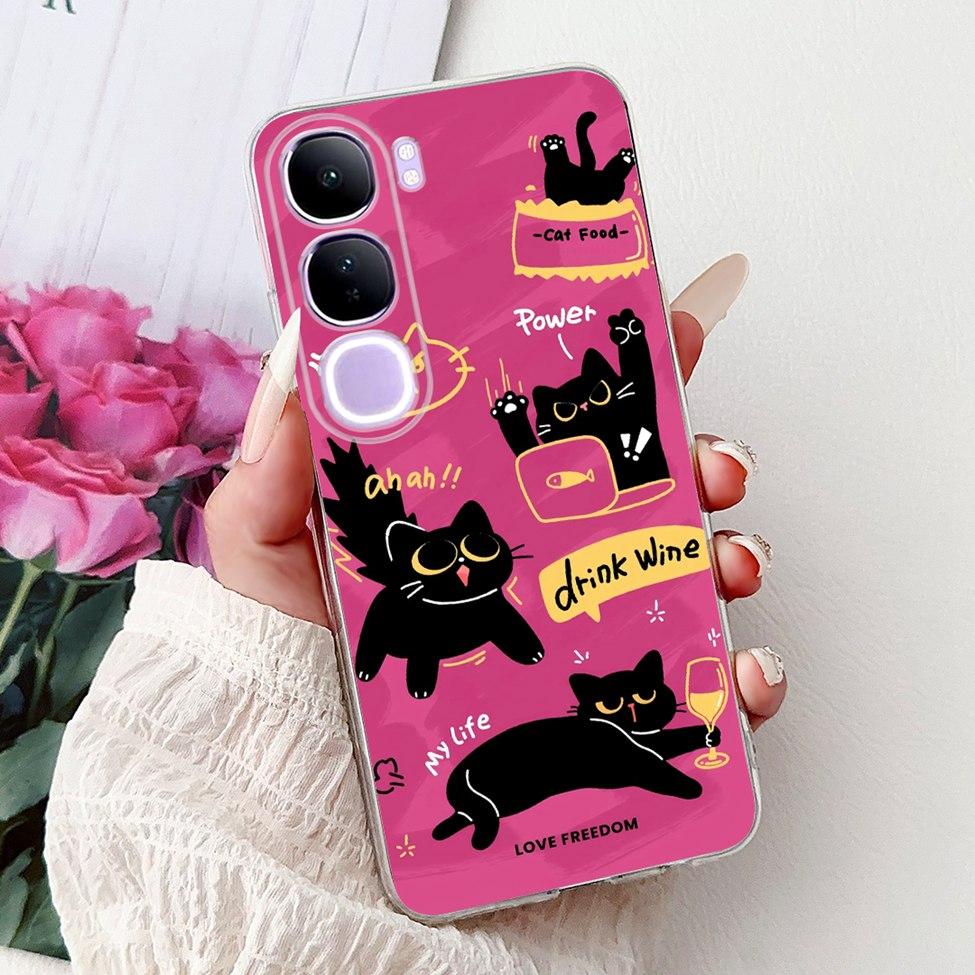 Clear For Vivo V40 Lite IDN Case 4G 5G Cute Cartoon Cool Luxury Funny Boys Girls Phone Case For vivo V40 Lite 5G IDN Back Cover