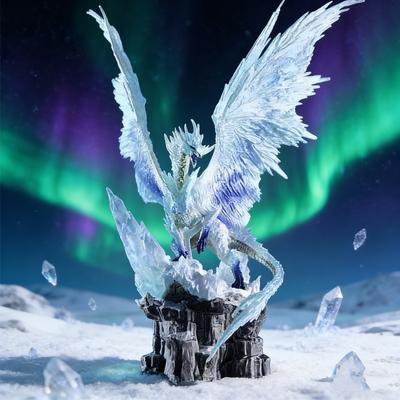 Monster Hunter Game Nergigante World Ice Ancient Dragon Pvc Action Figure Anime Figure Extinction Dragon Model Toys Doll Durable Gift