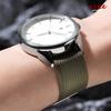 20mm 22mm Ribbed Nylon Watch Band for Omega Men's Military Sport Breathable Braided Strap Black Blue Green Fabric Nylon Bracelet