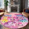 Personalized Magic Sweethear Round Chair Office Rug - Perfect for Mat, Office Chair & More - Ideal Gift for Birthdays and Holidays