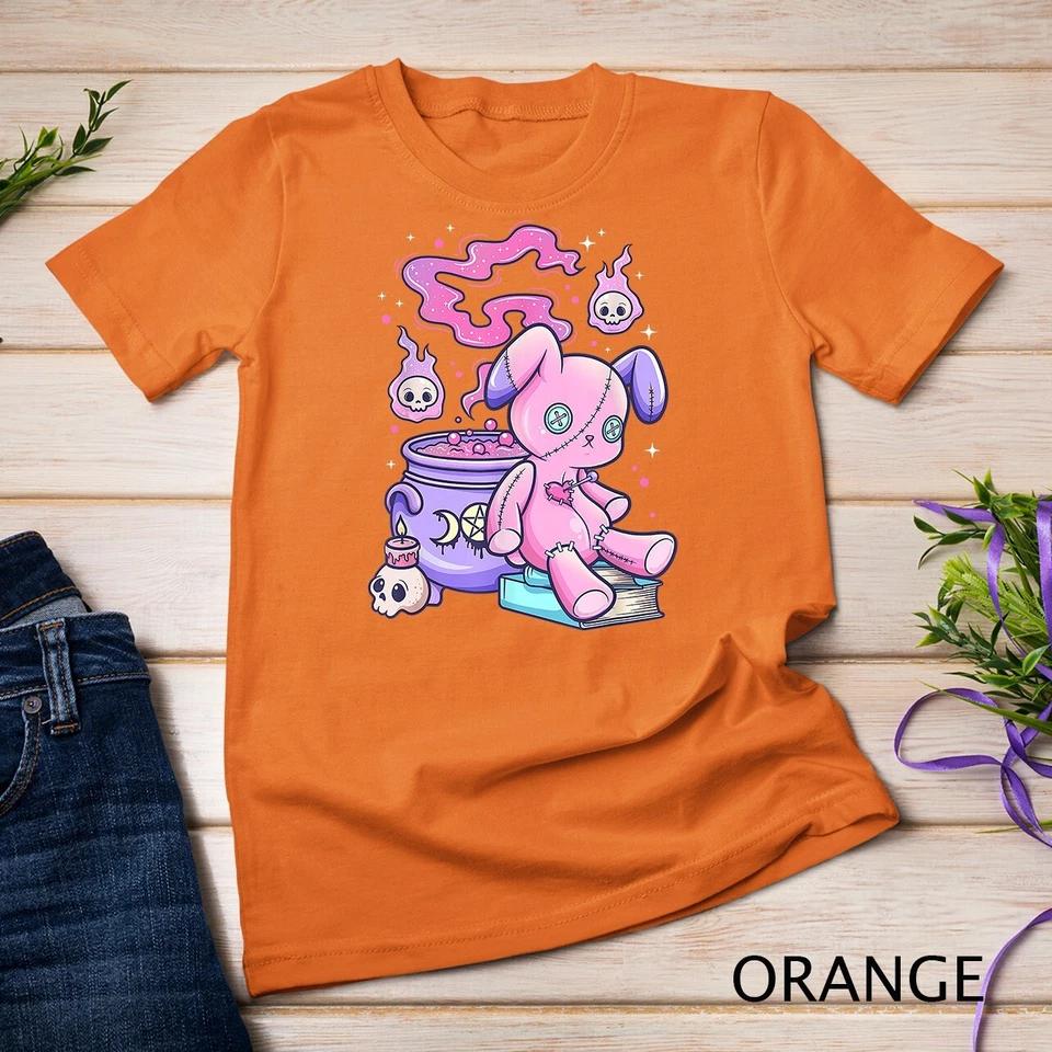 Kawaii Pastel Goth Cute Creepy Witchy Bear T-Shirt Unisex T-shirt 5 3XL
