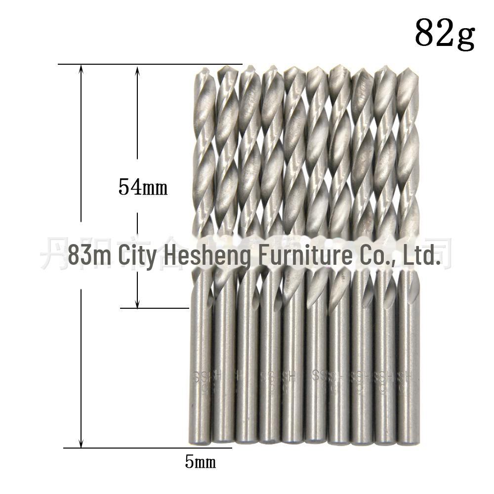 10-Piece High-Speed Steel Twist Drill & 5-Piece Hand Drill Bit Set