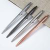 School Office Supply Golden Wist Wave Pattern Black Ink Stationery Writing Tools Metal Pen Sign Pen Ballpoint Pen Gel Pen