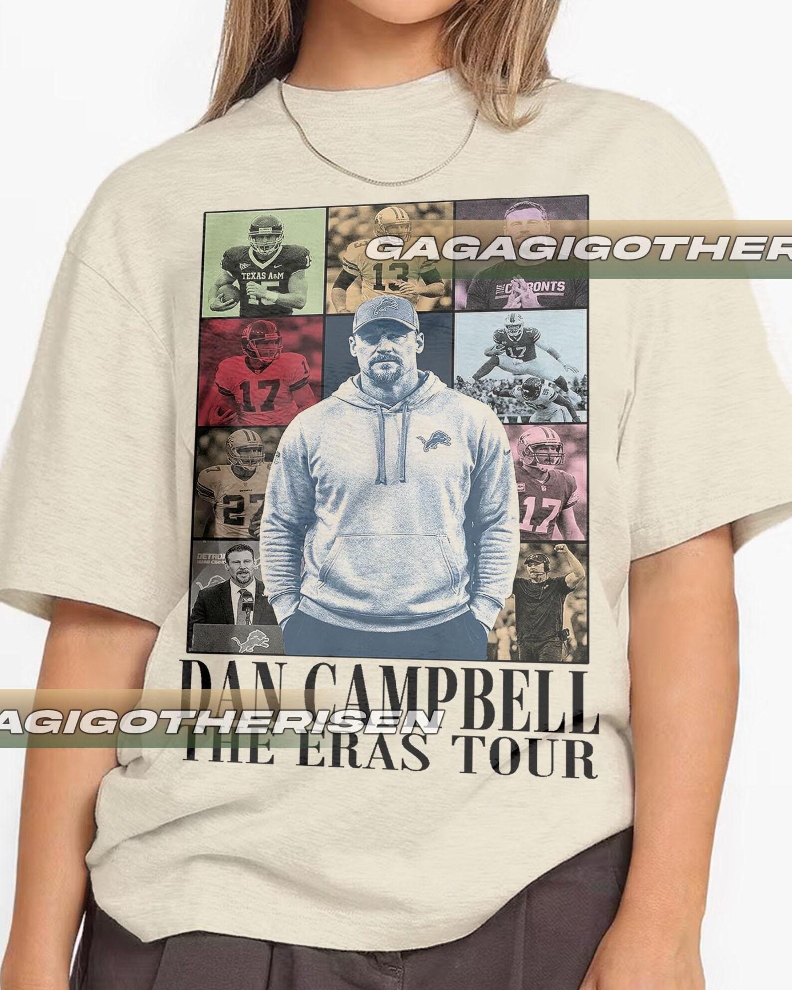 Dan Campbell T-Shirt Vintage Eras Tour Unisex Tee RZ L