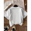 European sizes Boys Infant Toddler Cute Cool Cartoon Print Letter T-Shirt - Soft Breathable Round Neck Short Sleeve Tee, Summer Casual Comfortable