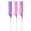 3pcs Highlighting Tailed Comb Set Weaving Hair Styling Combs Coloring Dyeing Comb