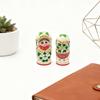 10Pcs/Set Handmade Wooden Matryoshka Doll 10 Layers Russian Nesting Doll Vintage Girl Stacking Toy Home Office Desktop Decoration Ornament