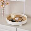 Living Room Coffee Table Aromatherapy Ornaments Tabletop Storage Tray Round Tray