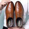 Leather Shoes for Men 2024 New Plus Size Men's Oxford Shoes Business Formal Casual Shoes Pointed British Style Wedding Shoes