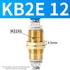 SMC Pneumatic Through-Panel Bulkhead Straight Connector KB2E/KQ2E Series