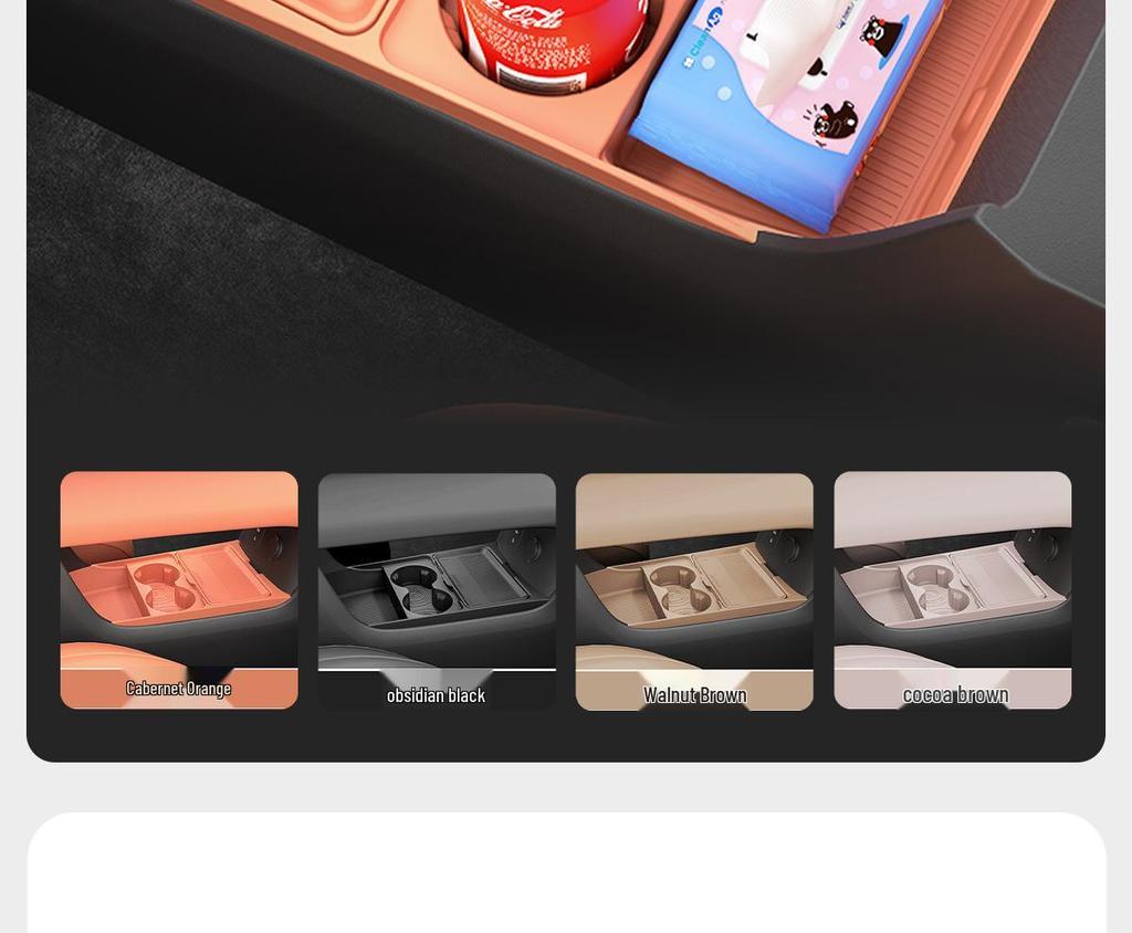 Compatible with 26 Blue Electric E5 PLUS Models: Silicone Console Storage Organizer