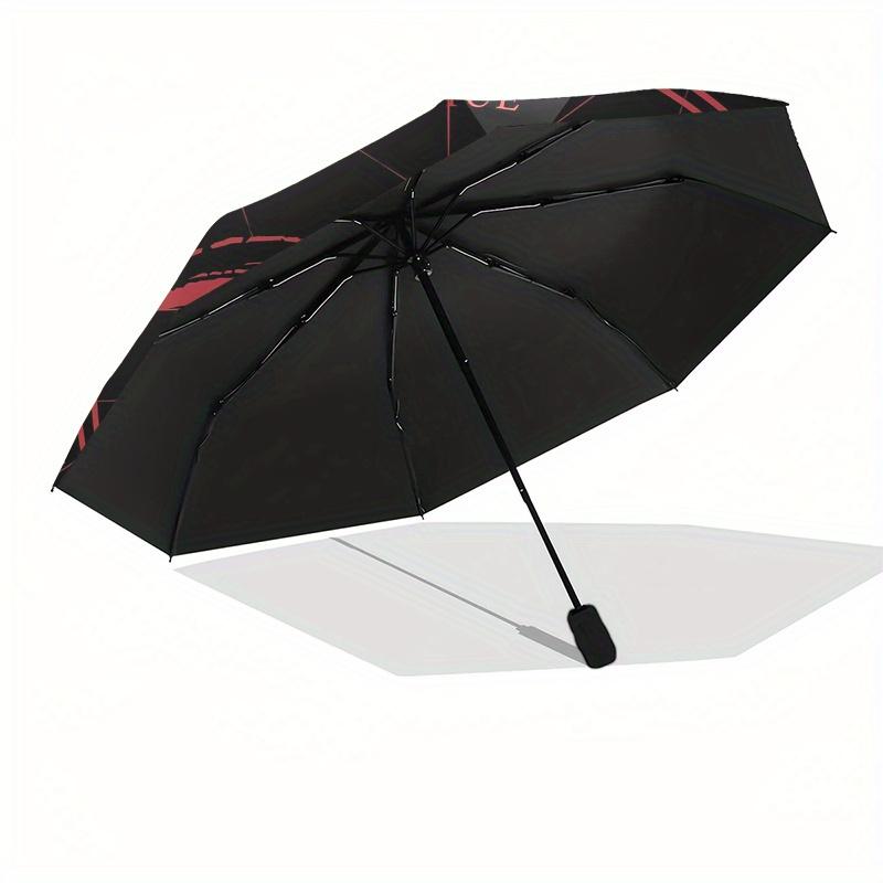 Twice Solve Coagula: Devil Skull Graphic DesignUmbrella, Portable 3-Fold Compact Umbrella,Christmas Gift ES520