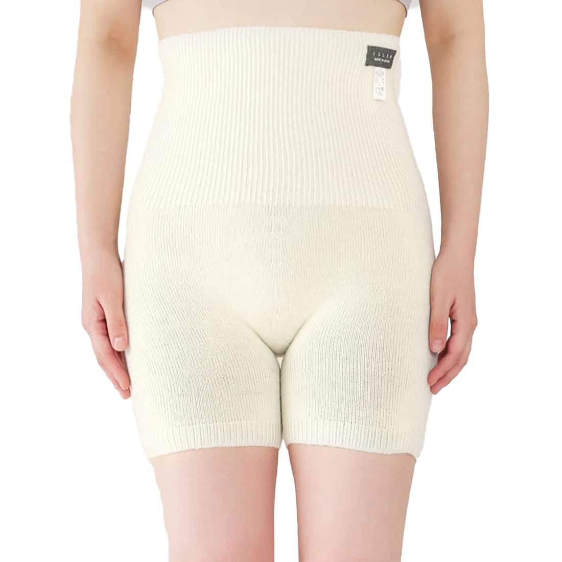 

Kurashikinu Harapan Шорты-пояс для живота из натурального шелка и шерсти, подходят для чувствительной и сухой кожи, согревают и предотвращают, сделано в женщинах, белый