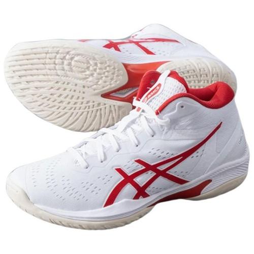 Asics GELHOOP V16 Breathable Mid Top Basketball Shoes Men's White - 1063A090-100