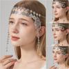 Alloy Forehead Chain Ethnic Style Hair Tassel Chains Trendy Hairband Jewelry Women