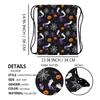 Creative Halloween Backpacks Portable Sports Gym Sack Sturdy Drawstring Bag  Sport