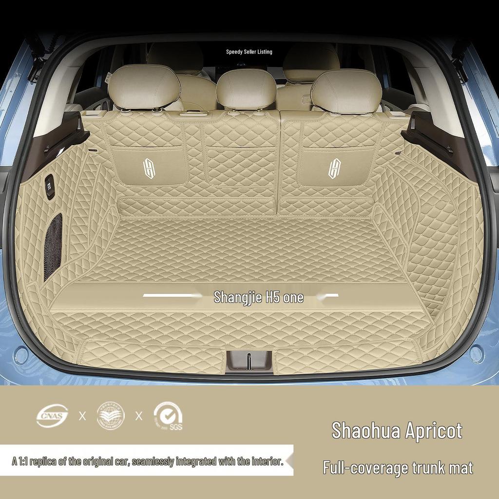 Huawei Shangjie H5 Trunk and Tail Box Mats - Full Coverage, Modified Design, Set of 25