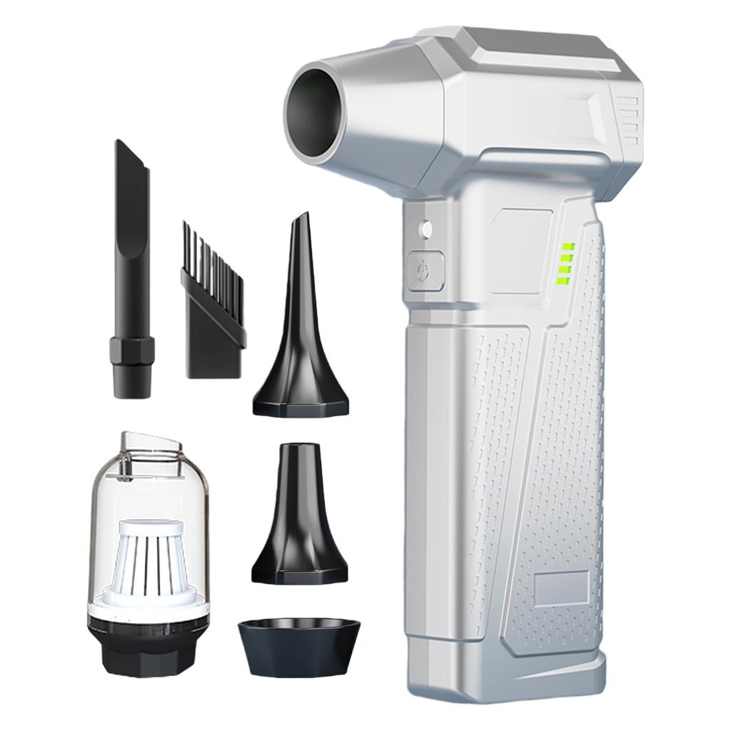 Portable Dust Blower Electric Dryer with LED Display Violent Fan Rechargeable 4000mAh for Car Computer Home Office Dust Cleaning