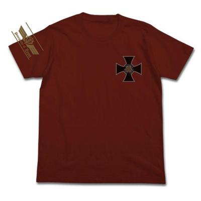 Mobilní oblek Gundam Zeon Kříž za zásluhy Tričko M Bordó Oblečení Krátký rukáv Oblečení Léto Interiér