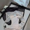 Ladies Summer Cute Lace Mesh Bow Soft Low Waist Triangle Panties