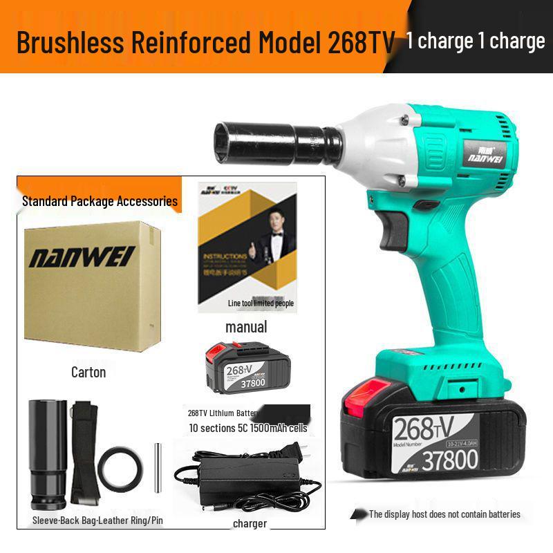 

High Torque Brushless Electric Impact Wrench for Construction and Car Repair