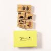 Sanbi Rubber Japanese Language Alexander and the Brown Stamp, Time, Wind-Up Mouse, KKG-LLC02,