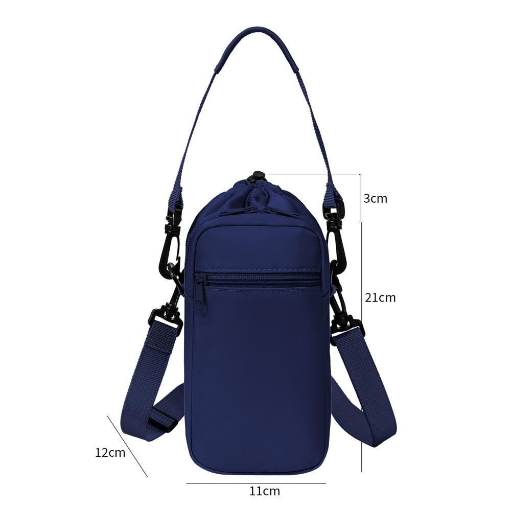 With Phone Pocket Water Cup Bags Handfree Vacuum Cup Bag New Water Bottle Holder Pouch  Unisex