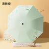 Big Flower Folding Sun Umbrella Sun Protection UV Protection Lightweight Portable Parasol Stall Commercial Umbrella Rain and Shine Women