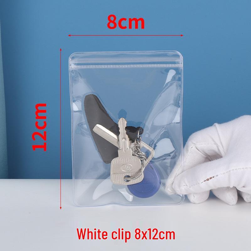 Anti-Oxidation Portable Jewelry Box for Earrings, Studs, Necklaces, Rings - Transparent Storage Bag