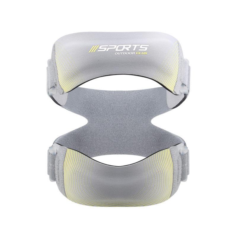 

Sports Thickened Patella Belt Basketball Running Riding Shock Absorption Pressurized Knee Pads Meniscus Protective Cover Sports Protector серый