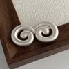 925 Sterling Silber Vintage Ohrringe Für Damen Trendig Einfach Rund Gedreht Ohrring Schmuck Allergievorbeugend Party Zubehör Geschenk