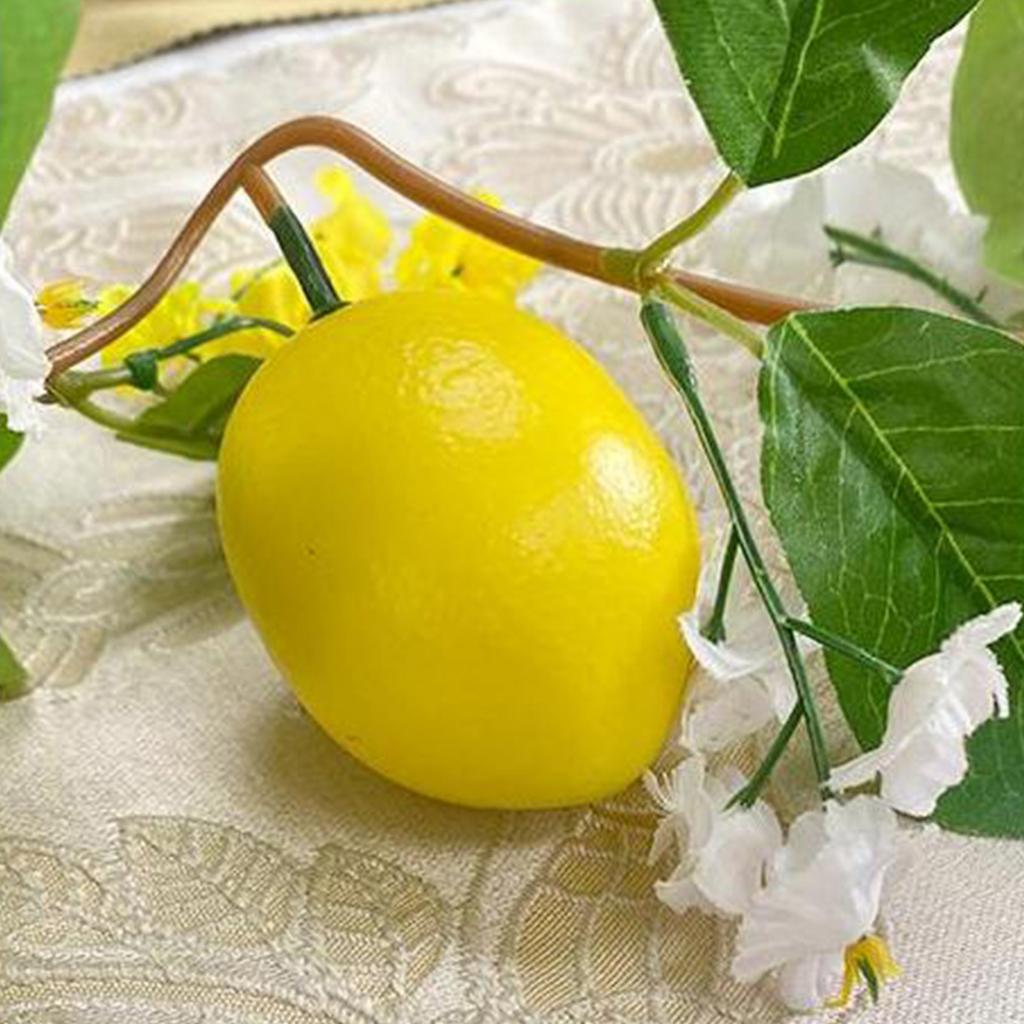Lemon Rattan Fake Plant For Wedding Party Decorations
