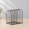 Iron Wire Desktop Storage Rack Long-Lasting Open Slot Organizer Countertop