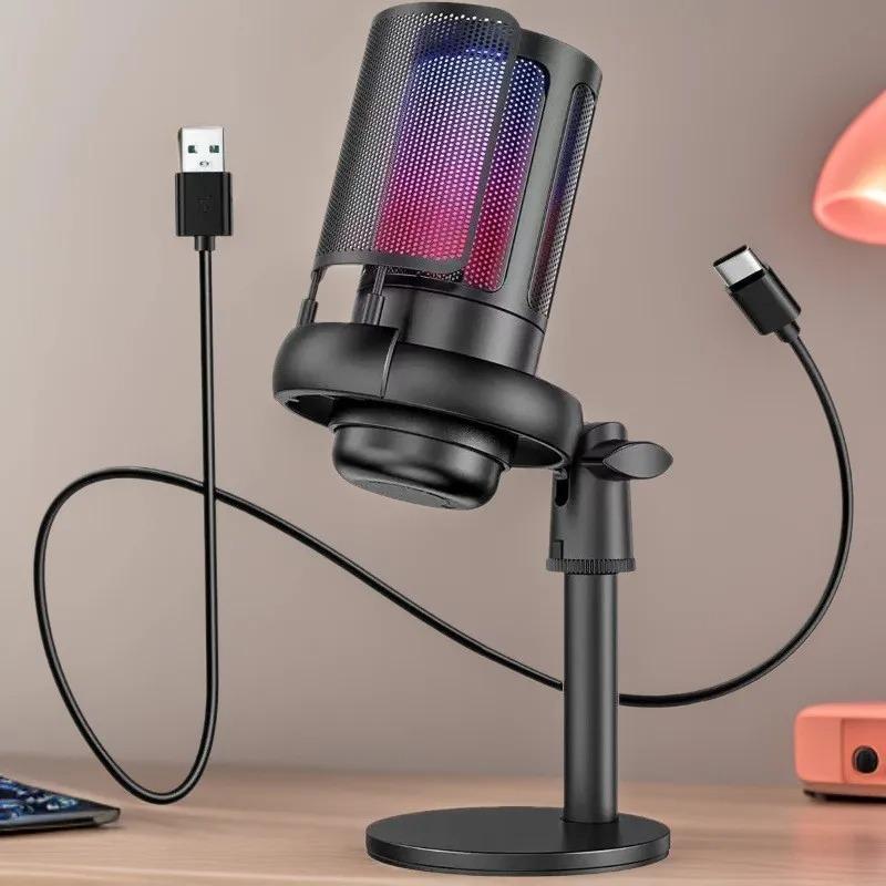 Professionelles Studiomikrofon ME6S, PC-Streaming-Spiel, Netzwerkvideo, Gesangsspielaufnahme, Anti-Spray-Mikrofonklang