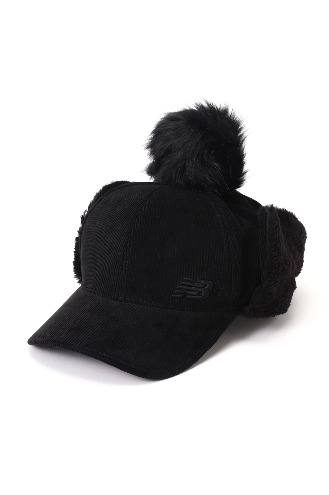 

Golf 2WAY Cap ear muffler FR [New Balance] Women s (Folded specification) / 012-3287507 010_Black
