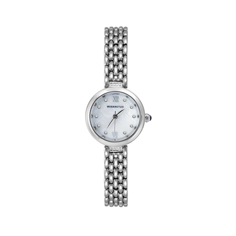 Fashion Women S Hand Fritillary Face Diamond Bracelet Steel Belt Quartz Waterproof Temperament Tide Watch