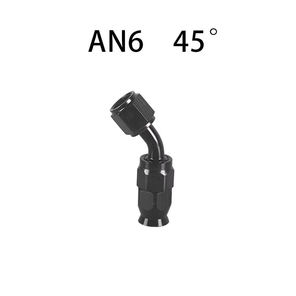 AN4/AN6/AN8/AN10/AN12 Oil Line Connector Aluminum Alloy Oil Hose End Adaptor AN Hose Fitting