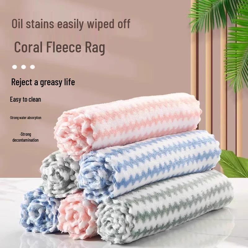 Oil-Free Dishcloth & Scouring Pad Set - Kitchen Cleaning Essentials