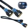 External Graphics Card Adapter Heat Dissipation Design PCIe To SlimSAS Riser Dual Power Supply (PCIe + 6PIN DC) for External GPU